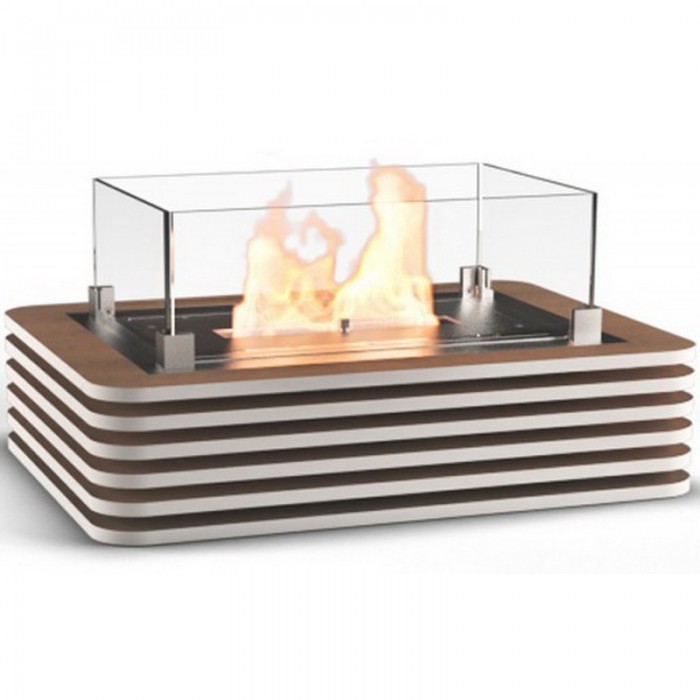 Биокамин Glamm Fire Milwood.M white oak/oak white/black oak/oak black