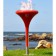 Биокамин Glamm Fire Flut white/black/red